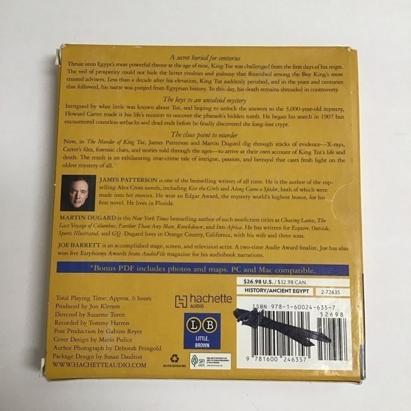 Audiobook James Patterson The Murder of King Tut The Plot to Kill the Child King - Picture 2 of 6